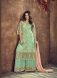 Green Net Palazzo Suit Sybella-502