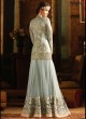 Grey Net Skirt Kameez Sybella-62 Grey Net Skirt Kameez Sybella-62