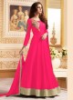 Pink Banglori Silk Floor Length Anarkali Navya Vol-5 142D Color By Vardan