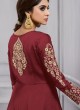 Wine Art Silk Gown Style Anarkali Navya Vol-6 153B Color By Vardan Wine Art Silk Gown Style Anarkali Navya Vol-6 153B Color By Vardan