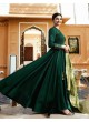 Green Silk Gown Style Anarkali Tumbaa Primetime 35253 By Vinay Fashion