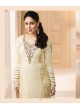 Cream Georgette Brasso Straight Suit Kareena 3 5913 By Vinay Fashion
