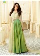 Green Pure Georgette Gown Style Suit Kaseesh Kareena 6186 By Vinay Fashion