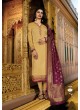 Gold Satin Churidar Suits Banaras 2 7624 By Vinay Fashion