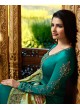 Green Satin Churidar Suits Banaras 2 7628 By Vinay Fashion