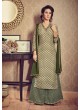 Green Art Silk Palazzo Suit By Vipul Fashion Vipul-10113