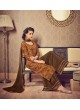 Mustard Art Silk Palazzo Suit By Vipul Fashion Vipul-10117