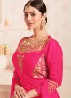 Pink Art Silk Jacket Style Suit Veer Vol-1 1003 By Volono Trendz