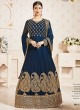Blue Faux Georgette Floor Length Anarkali Pari Vol-10 209C Color By Volono Trendz Blue Faux Georgette Floor Length Anarkali Pari Vol-10 209C Color By Volono Trendz