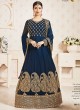 Blue Faux Georgette Floor Length Anarkali Pari Vol-10 209C Color By Volono Trendz