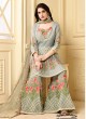 Yelllow, Peach Georgette Pakistani Sharara Suit CELEBRITY 2927 By Your Choice Yelllow, Peach Georgette Pakistani Sharara Suit CELEBRITY 2927 By Your Choice