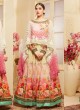 Pink Georgette Anarkali With Cape Top DEERHAM 2 2678 By Your Choice