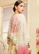 Pink Georgette Anarkali With Cape Top DEERHAM 2 2678 By Your Choice