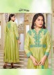 Green Art Silk Anarkali Churidar LARISA 2737 By Your Choice