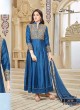 Blue Art Silk Anarkali Churidar LARISA 2739 By Your Choice
