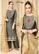 Grey Jam Silk Cotton Salwar Suit 2910 Your Choice G-5 By Your Choice Surat