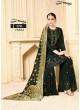 Green Georgette Sharara Style Suit 2916 Zaraa By Your Choice Surat