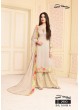 Beige Jam Silk Cotton Palazzo Suit 2950 Bushra By Your Choice Surat