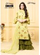 Yellow Jam Silk Cotton Sharara Style Suit 2962 Ding Dong Vol 2 By Your Choice Surat