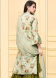 Pista Green Jam Silk Cotton Sharara Style Suit 2964 Ding Dong Vol 2 By Your Choice Surat