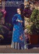 Blue Silk Designer Suit 19006 FUSION ADDICT BY ZOYA 19001 TO 19007 SERIES By Zoya