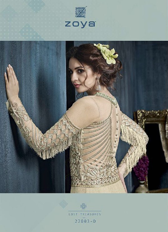 Gold Net Anarkali With Skirt 22003D Zoya Celebrity 22001 Series By Zoya Gold Net Anarkali With Skirt 22003D Zoya Celebrity 22001 Series By Zoya