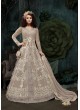 Brown Net Anarkali With Skirt 23001B Zoya SAPARKLE By Zoya