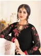 Aashirwad Tajj Black Faux Georgette Anarkali Suit By Aashirwad Tajj-2004