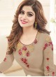 Aashirwad Sufia Beige Faux Georgette Straight Suit By Aashirwad Sufia-21001 Aashirwad Sufia Beige Faux Georgette Straight Suit By Aashirwad Sufia-21001
