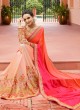 Pink N Gold Silk Half N Half Saree Srushti Vol 1 4115 By Ardhangini