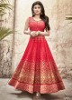 Red Georgette Embroidered Anarkali Suit 12013 Series 12013 By Arihant
