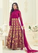 Pink Art Silk Embroidered Anarkali Suit SASHI VOL 8 GOLD 12068 By Arihant