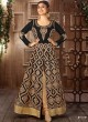 Black Art Silk Embroidered Pant Style Suit 14008 Colours 14008C Color By Arihant