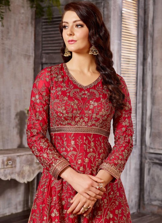 Maroon Silk Embroidered Skirt Kameez 1611-1619 1611 By Bela Fashion Maroon Silk Embroidered Skirt Kameez 1611-1619 1611 By Bela Fashion