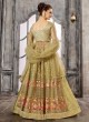 Green Net Embroidered Skirt Kameez 1611-1619 1613 By Bela Fashion