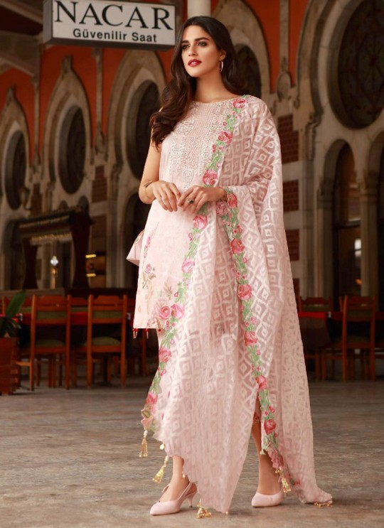 Pink Cotton Pakistani Salwar Kameez MAHIYMAAN 10001 By Deepsy