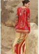 Red Cotton Pakistani Salwar Kameez MUSLIN-2 100201 By Deepsy
