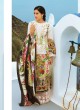 White Cotton Pakistani Salwar Kameez FLORENT Vol-18 200303 By Deepsy