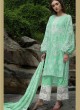 Green Cotton Pakistani Salwar Kameez NOMI ANSARI 300103 By Deepsy
