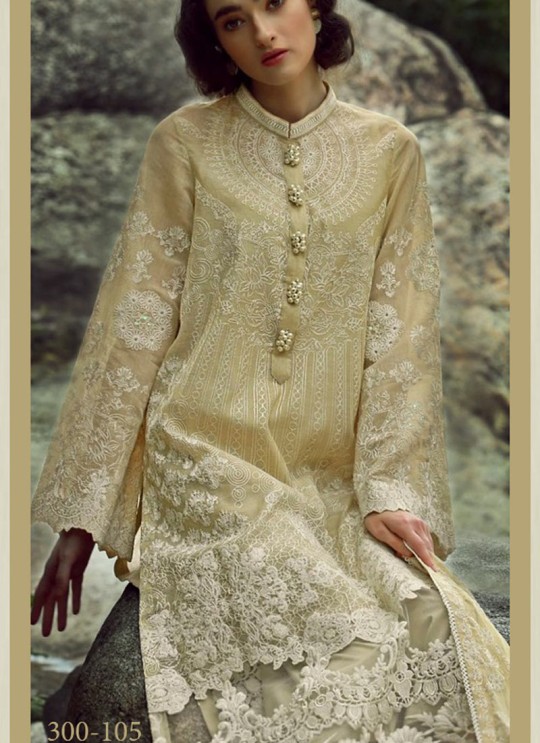 Beige Cotton Pakistani Salwar Kameez NOMI ANSARI 300105 By Deepsy Beige Cotton Pakistani Salwar Kameez NOMI ANSARI 300105 By Deepsy