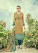 Olive Cotton Satin Straight Cut Suit DEEPSY FLORENCE Vol-3 83005 By Deepsy