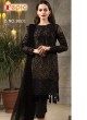 Black Georgette Embroidered Pakistani Salwar Suit ROSEMEEN FORTUNA BY FEPIC 9001 TO 9006 SERIES Fepic 9001
