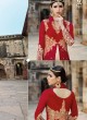 Maroon Georgette Pant Style Suit 12001 Series 12001 By Glossy Maroon Georgette Pant Style Suit 12001 Series 12001 By Glossy