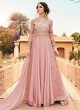 Pink Georgette Floor Length Anarkali Rhythm 7108A Color By Glossy