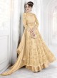 Cream Georgette Floor Length Anarkali BEAUTY SHADES 7209 Cream Color By Glossy