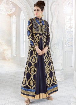 Blue Georgette Skirt Kameez SAPPHIRA 7216 By Glossy