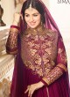 Magenta Georgette Floor Length Anarkali AYESHA SIMAR 9014 By Glossy