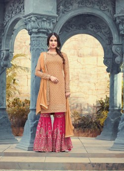 Pearl By Maisha 5501 Colours Embroidered Pakistani Sharara Kameez